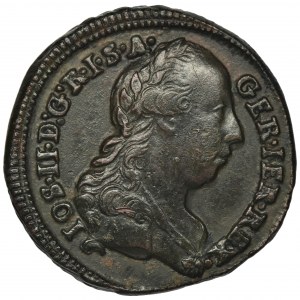 Austria, Joseph II, 1/2 Kreuzer Schmolnitz 1775 S