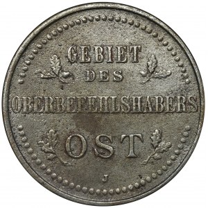 Ost, 3 Kopeck Hamburg 1916 J