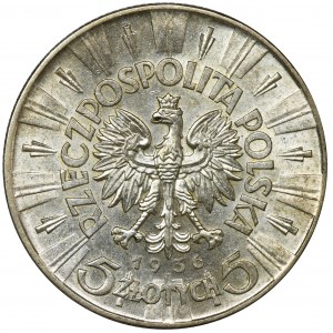 Piłsudski, 5 złotych 1936