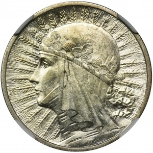 Głowa Kobiety, 2 złote 1933 - NGC MS62