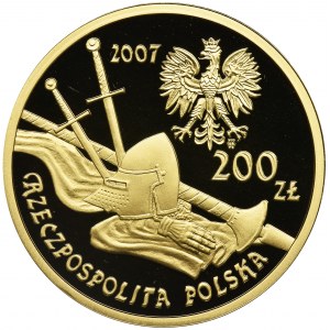 200 złotych 2007 Rycerz ciężkozbrojny - XV w.