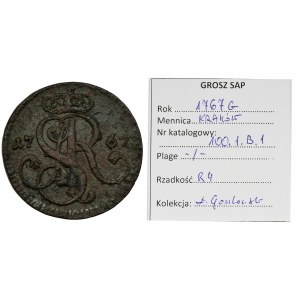 Poniatowski, Groschen Krakau 1767 G - RARE