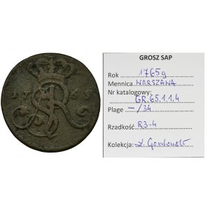 Poniatowski, Groschen Warsaw 1765 g - RARE