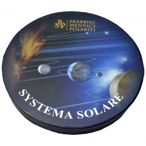 Zestaw, System Solarny (10 szt.) - 130,8 g Ag 999