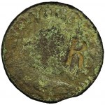 Dominial token, Augustus III of Poland, Groschen 1755 - R countermark