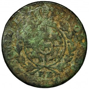 Dominial token, Poniatowski, Groschen 1778 - MR countermark