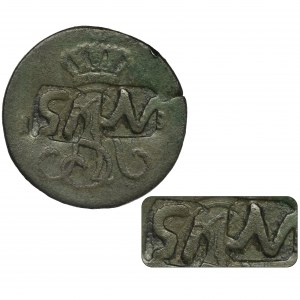 Dominial token, Poniatowski, Groschen Z MIEDZI KRAIOWEY Warsaw 1788 - countermark N 15