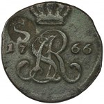 Dominial token of Sapieha or Sanguszków, Poniatowski, 1/2 Groschen 1766 - countermarkS