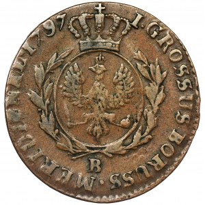 South Prussia, Friedrich Wilhelm II, 3 Groschen Breslau 1797 B