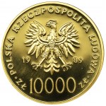 10.000 złotych 1989 Jan Paweł II - Kratka