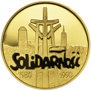 200.000 złotych 1990 Warszawa - Mała Solidarność 1980-1990 - RZADKA