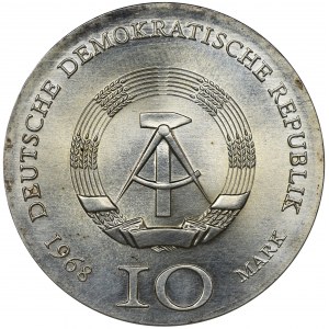 Germany, DDR, 10 Mark Berlin 1968 - Gutenberg