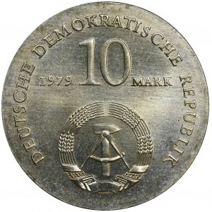 Germany, DDR, 10 Mark Berlin 1979 - Feuerbach
