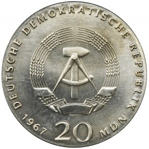 Germany, DDR, 20 Mark Berlin 1967 - Humboldt