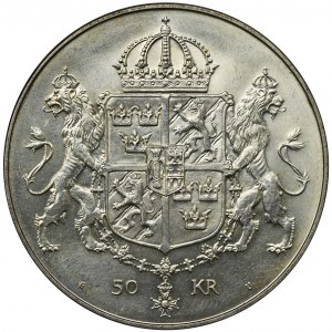 Sweden, Carl XVI Gustaf, 50 Krone 1976