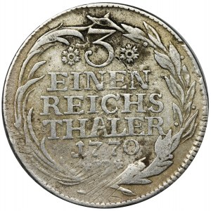 Germany, Kingdom of Prussia, Friedrich II, 1/3 Thaler Breslau 1770 B
