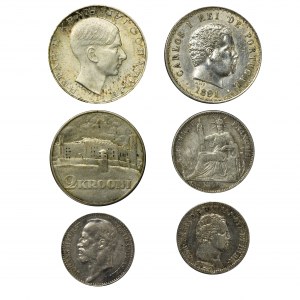 Set, Mix of foreign coins (6 pcs.)