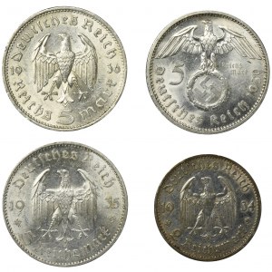 Set, Germany, Third Reich (4 pcs.)