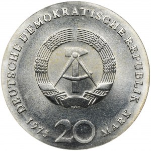 Germany, DDR, 20 Mark Berlin 1975 - Bach