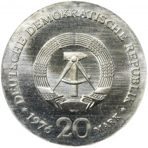 Germany, DDR, 20 Mark Berlin 1976 - Liebknecht