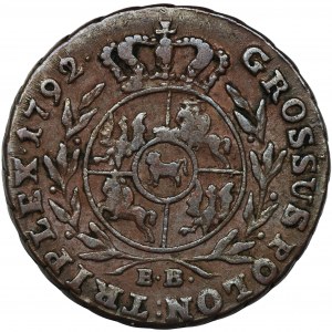 Poniatowski, 3 Groschen Warsaw 1792 MV
