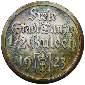 Free City of Danzig, 1/2 gulden 1923