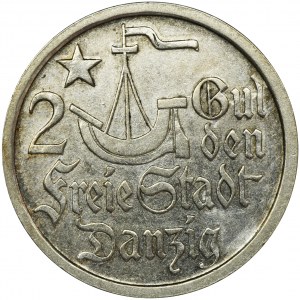 Free City of Danzig, 2 gulden 1923