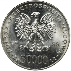 50.000 złotych 1988 Piłsudski