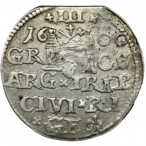 Sigismund III Vasa, 3 Groschen Riga 1600