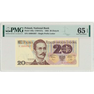 20 złotych 1982 - A - PMG 65 EPQ