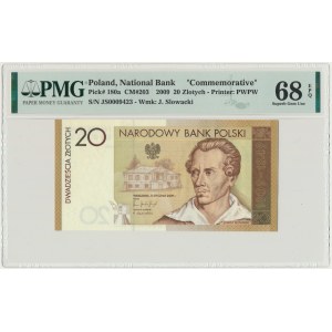 20 złotych 2009 - Juliusz Słowacki - PMG 68 EPQ