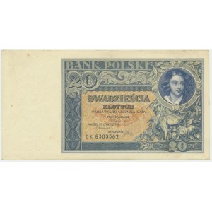 20 złotych 1931 - D.K -