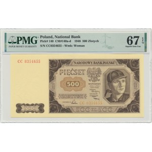 500 złotych 1948 - CC - PMG 67 EPQ