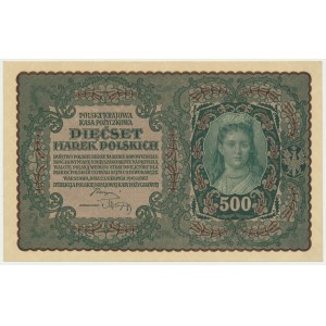 500 marek 1919 - I Serja BX -