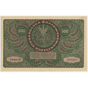 500 marek 1919 - II Serja AF -