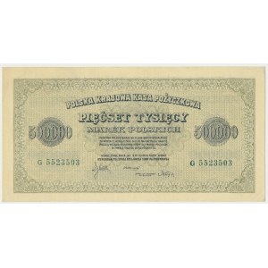 500.000 marek 1923 - G - 7 cyfr -