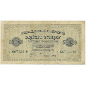 500.000 marek 1923 - R - 6 cyfr -