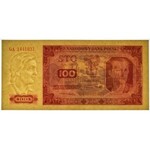 100 złotych 1948 - GA - bez ramki -