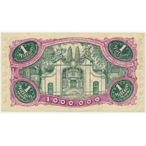 Danzig, 1 milion mark 08 August 1923 - no. 5 digit series with ❊ not rotated