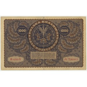 1.000 marek 1919 - III Serja S -