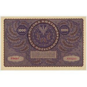 1.000 marek 1919 - II Serja J -