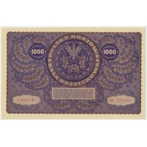 1.000 marek 1919 - I Serja M -