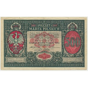500 marek 1919 Dyrekcja - ładna