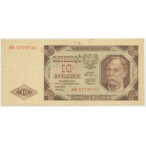 10 złotych 1948 - AN -