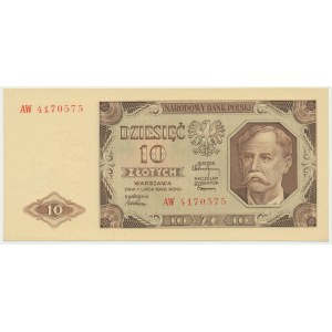 10 złotych 1948 - AW -