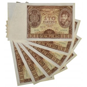 Zestaw 100 złotych 1934 - BO - (6 szt.)