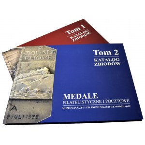 Medale. Filatelistyczne i Pocztowe - tom 1 i 2 (2 szt.)