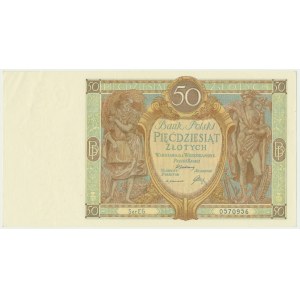 50 złotych 1929 - Ser.EG. -