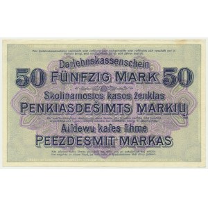Kowno, 50 mark 1918 - G -