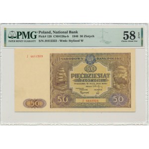 50 złotych 1946 - J - PMG 58 EPQ